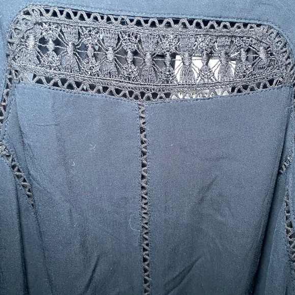 NWT Sam Edelman Crochet Eyelet Cut Out Mini Dress - Size 12 - Picture 5 of 5